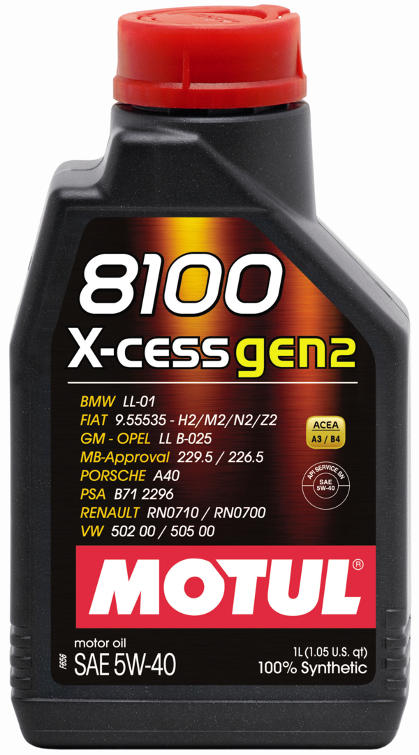 MOTUL 8100 X-CESS GEN2 5W-40 - Motul